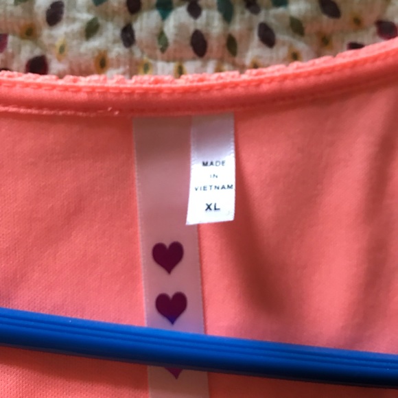 Short Coral Summer Dress - Picture 2 of 4